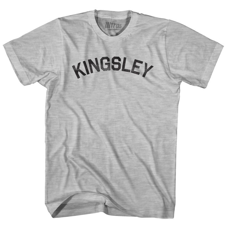 Kingsley Youth Cotton T-shirt - Grey Heather