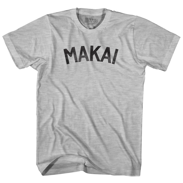 Makai Youth Cotton T-shirt-Grey Heather