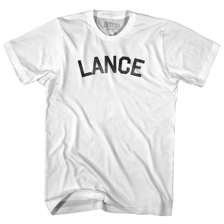 Lance Youth Cotton T-shirt-White