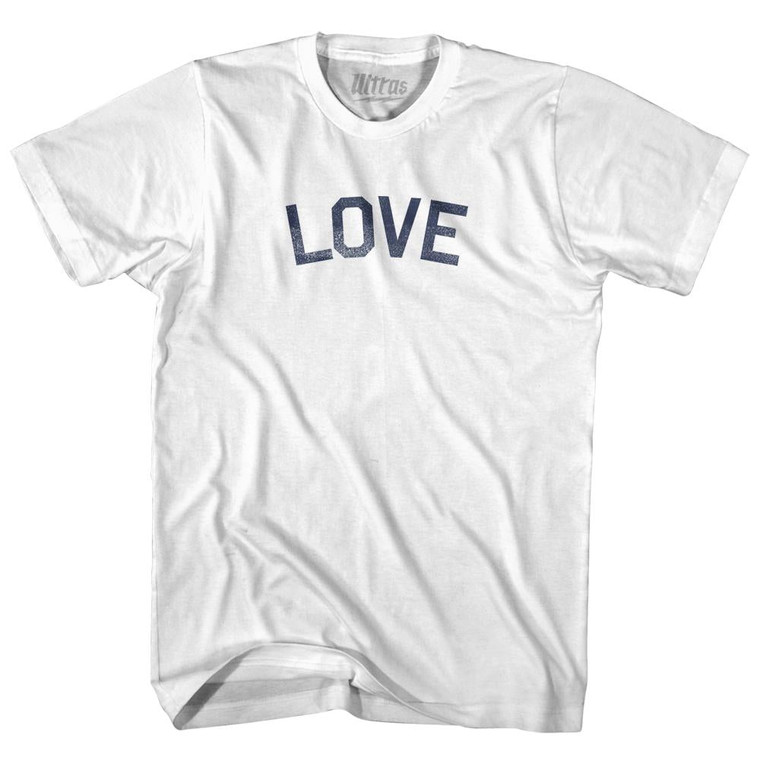 Love Adult Cotton T-Shirt-White