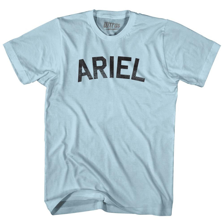 Ariel Adult Cotton T-shirt - Light Blue