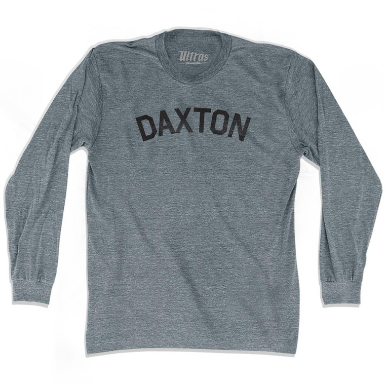 Daxton Adult Tri-Blend Long Sleeve T-shirt - Athletic Grey