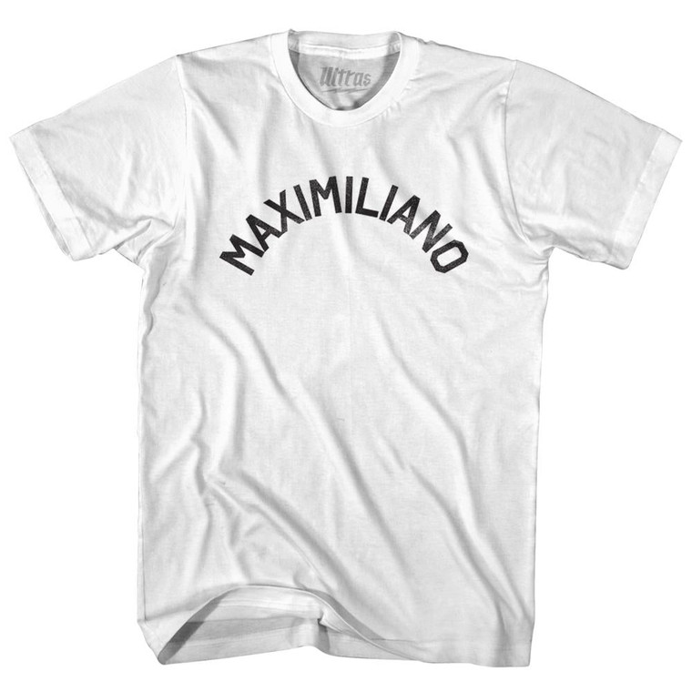 Maximiliano Womens Cotton Junior Cut T-Shirt - White