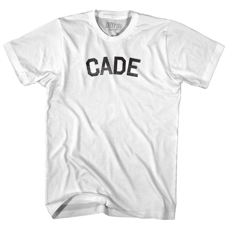 Cade Adult Cotton T-shirt - White