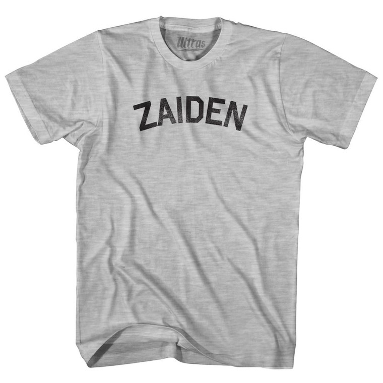 Zaiden Adult Cotton T-shirt - Grey Heather