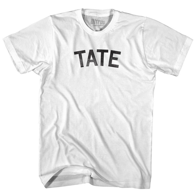 Tate Adult Cotton T-shirt - White