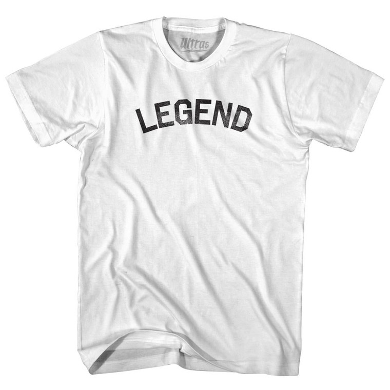 Legend Womens Cotton Junior Cut T-Shirt - White