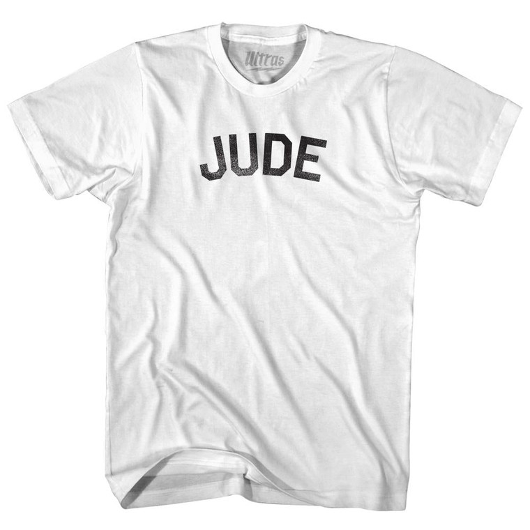 Jude Womens Cotton Junior Cut T-Shirt - White