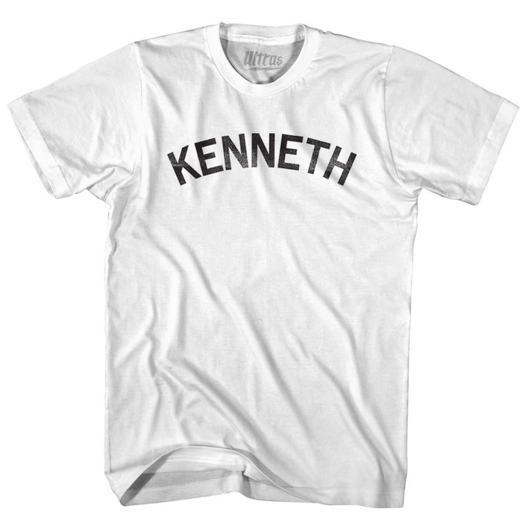 Kenneth Womens Cotton Junior Cut T-Shirt - White