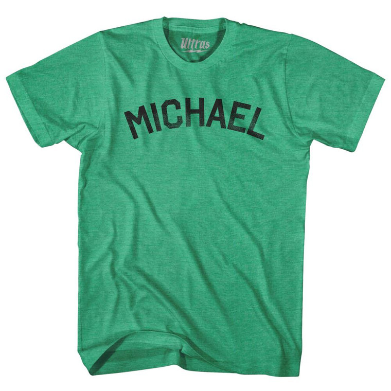 Michael Adult Tri-Blend T-shirt - Kelly