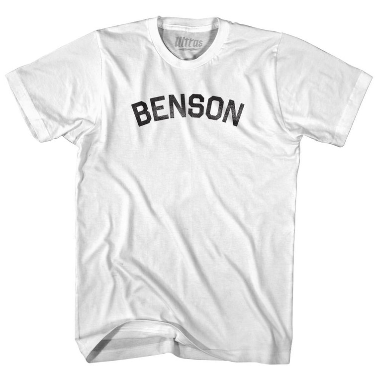 Benson Youth Cotton T-shirt-White