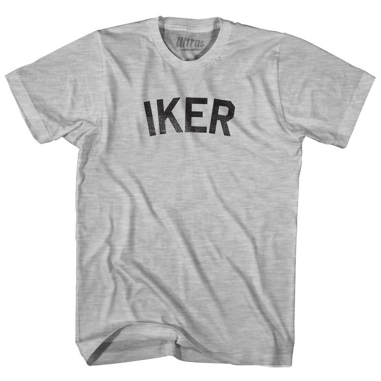 Iker Womens Cotton Junior Cut T-Shirt - Grey Heather
