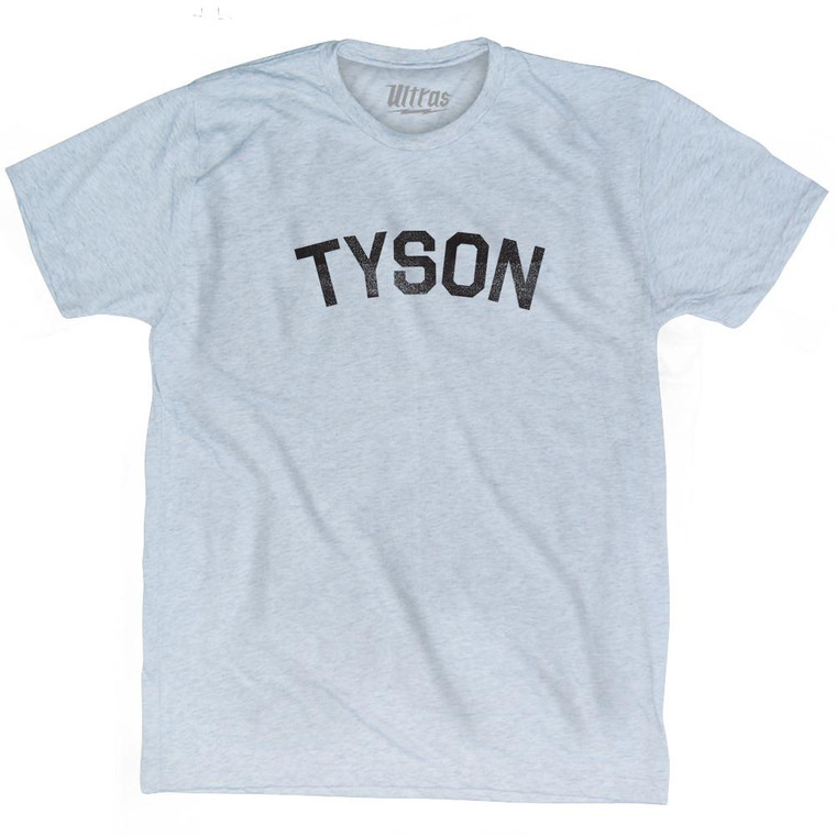 Tyson Adult Tri-Blend T-shirt - Athletic White