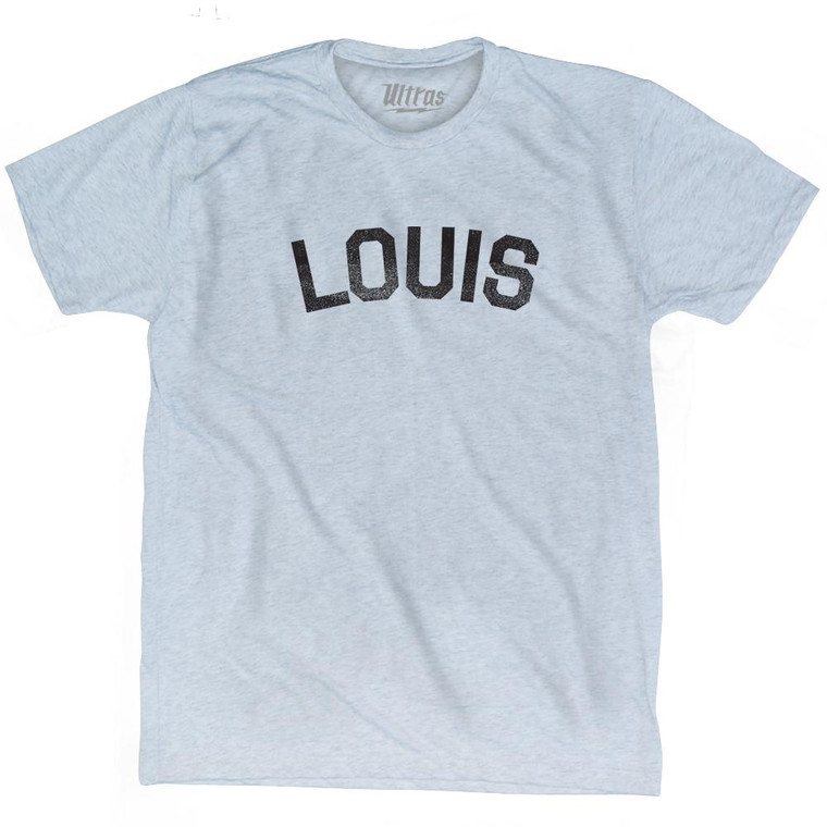 Louis Adult Tri-Blend T-shirt - Athletic White