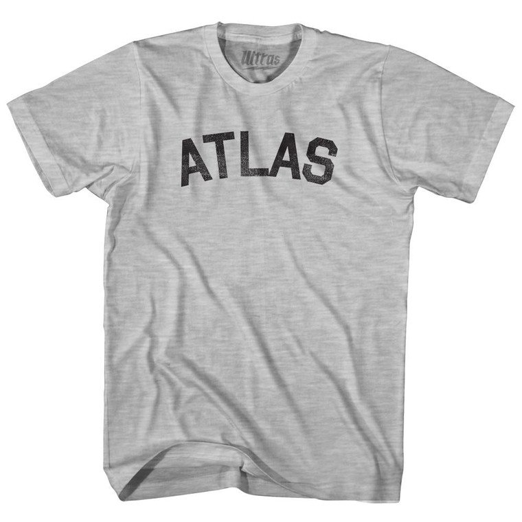 Atlas Womens Cotton Junior Cut T-Shirt - Grey Heather