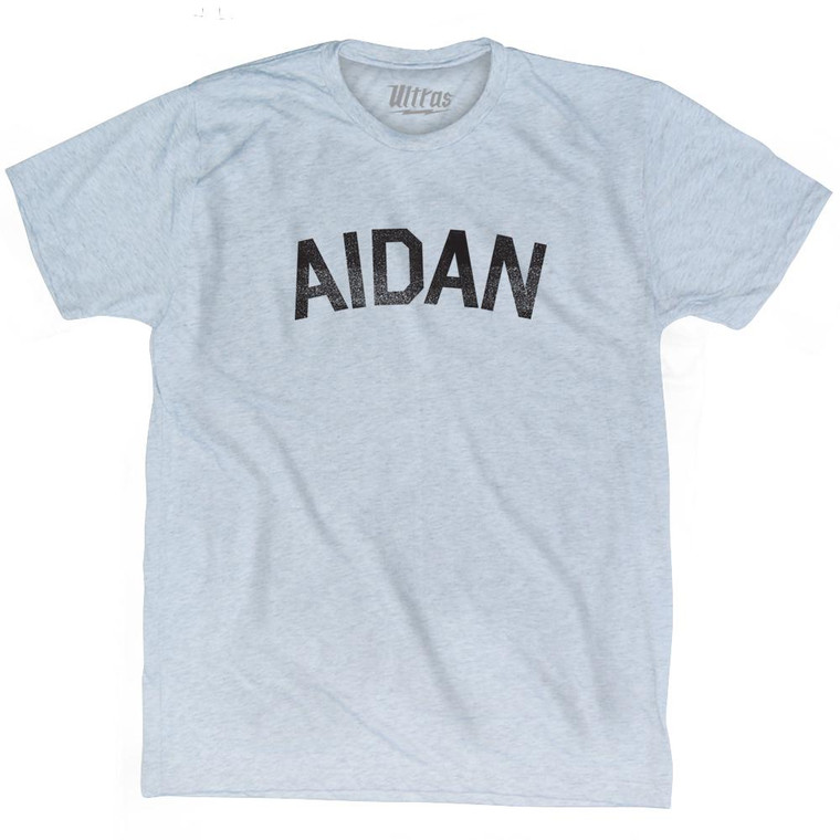 Aidan Adult Tri-Blend T-shirt - Athletic White