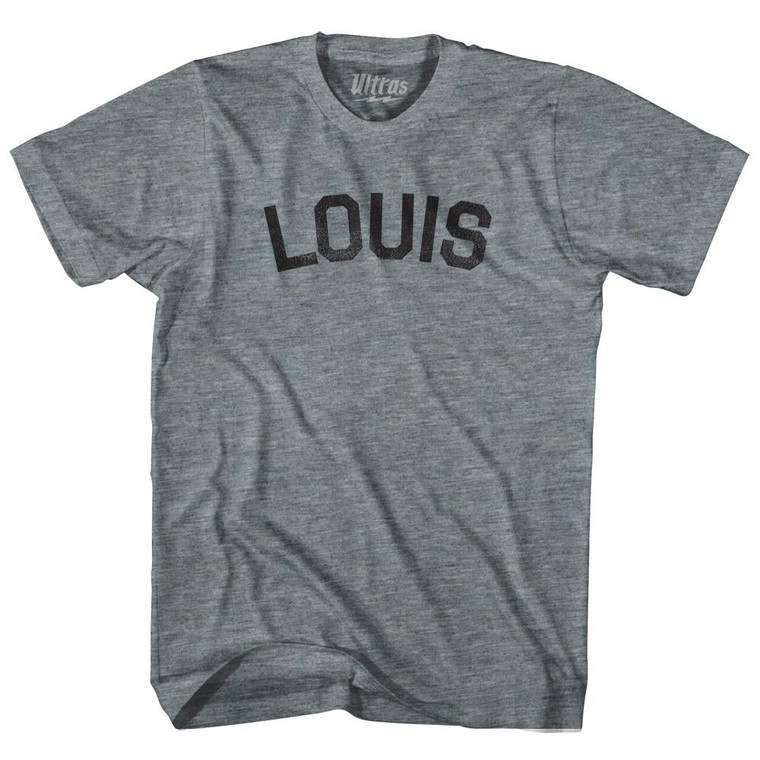 Louis Womens Tri-Blend Junior Cut T-Shirt - Athletic Grey