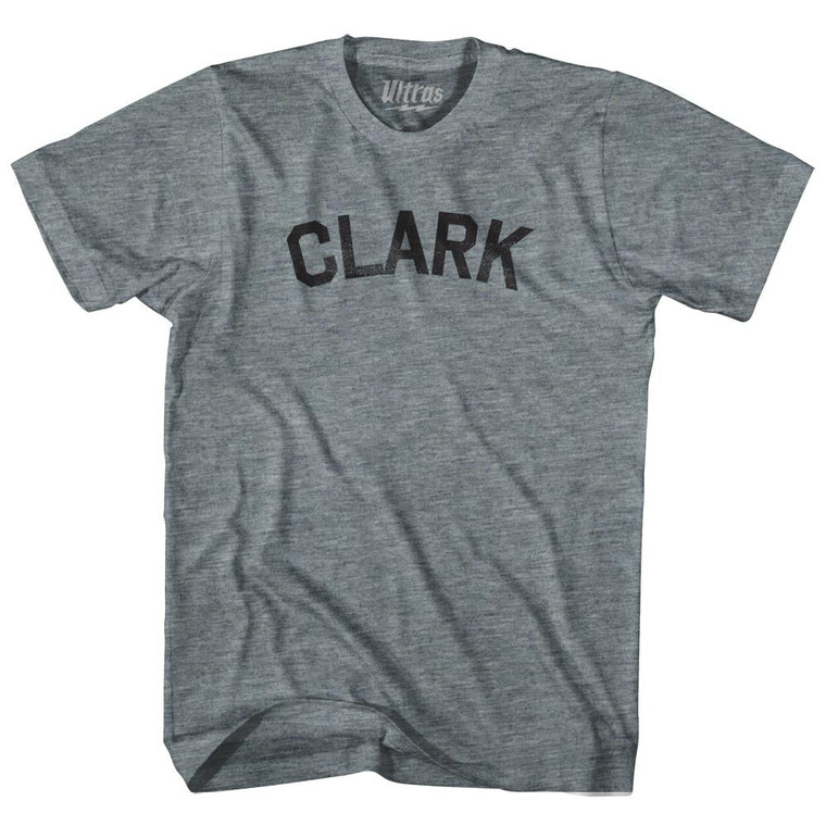 Clark Womens Tri-Blend Junior Cut T-Shirt-Athletic Grey