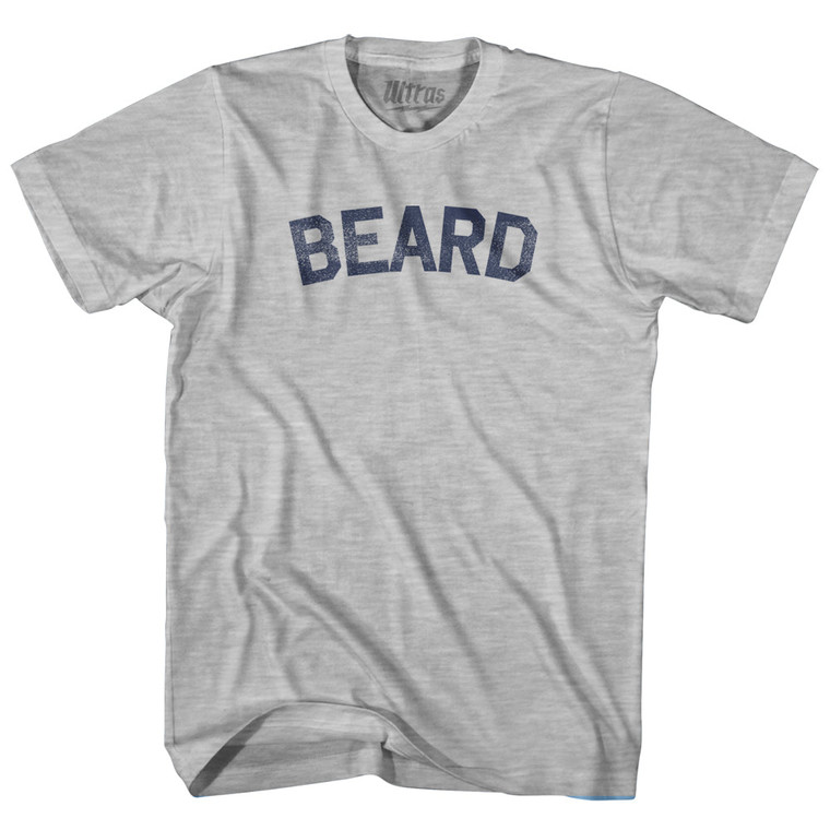 BEARD Adult Cotton T-shirt - Grey Heather