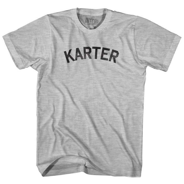 Karter Adult Cotton T-shirt - Grey Heather