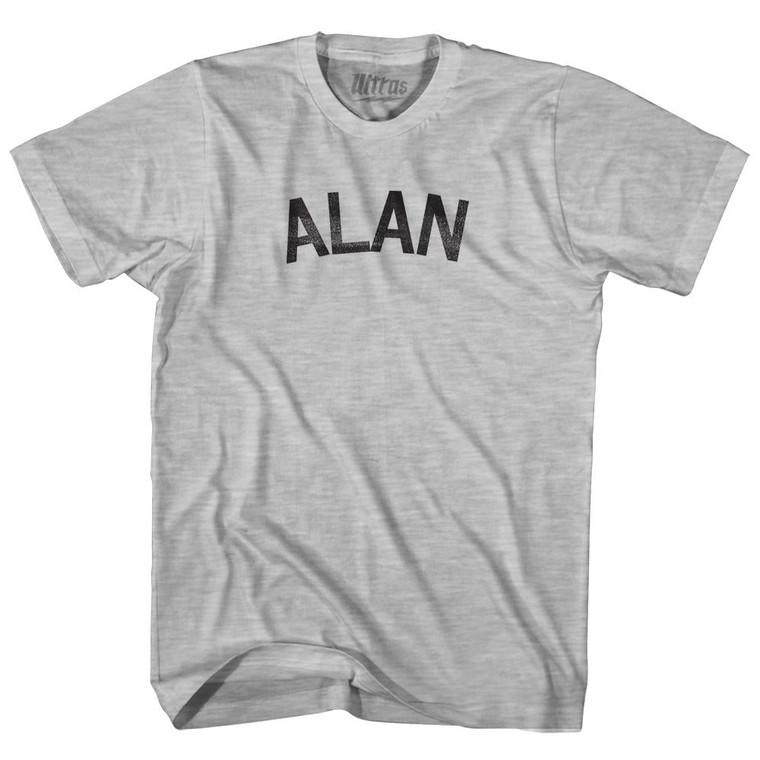 Alan Adult Cotton T-shirt-Grey Heather