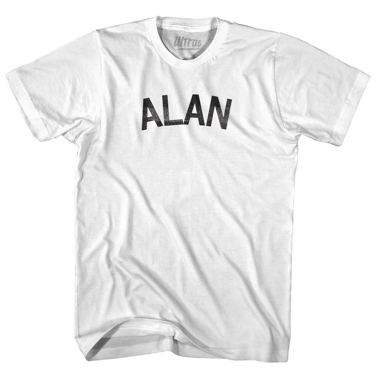 Alan Adult Cotton T-shirt - White