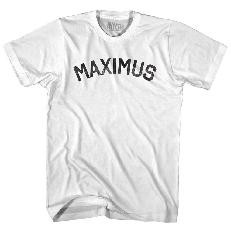 Maximus Youth Cotton T-shirt - White