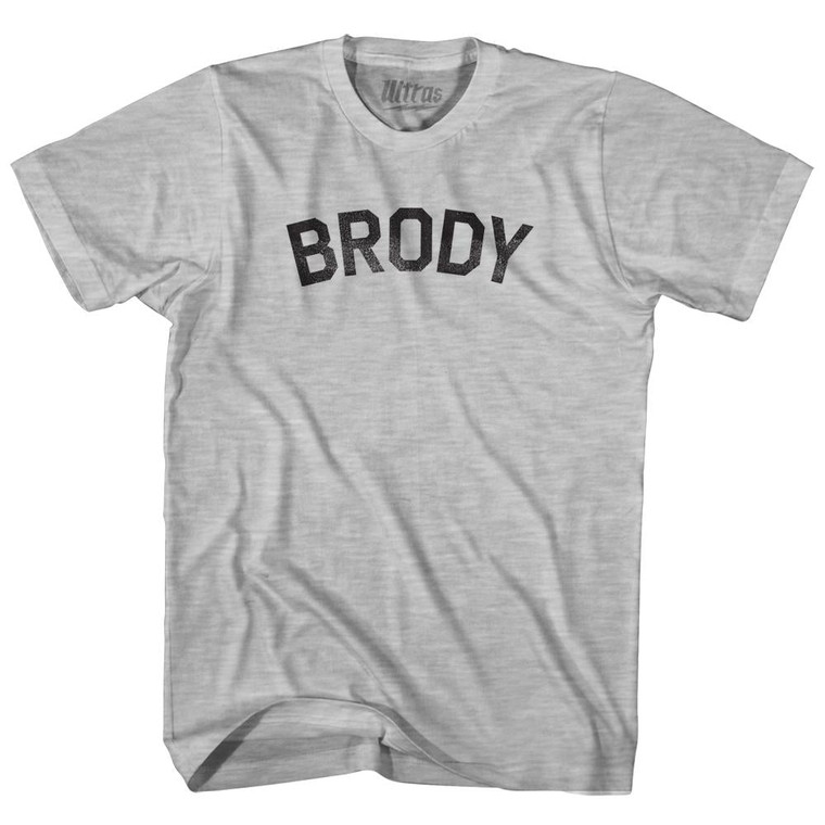 Brody Youth Cotton T-shirt - Grey Heather