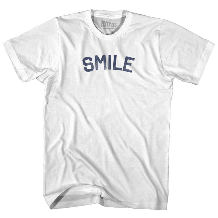 Smile Youth Cotton T-Shirt - White