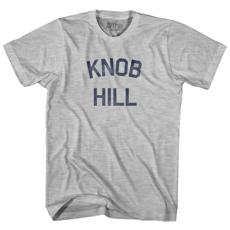 Knob Hill Adult Cotton T-Shirt - Grey Heather