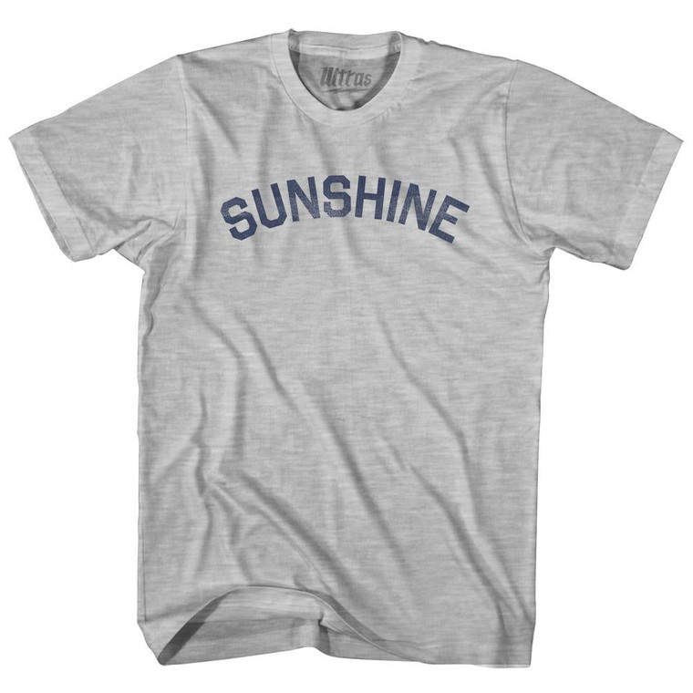 Sunshine Adult Cotton T-Shirt - Grey Heather