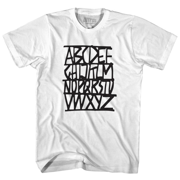 Alphabet Youth Cotton T-shirt - White