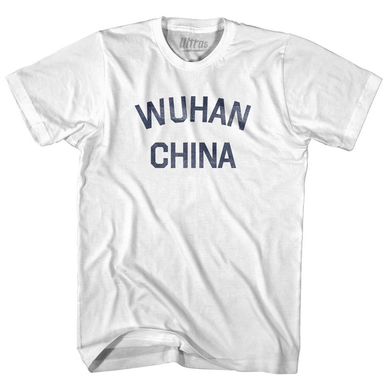 Wuhan China Womens Cotton Junior Cut T-shirt - White