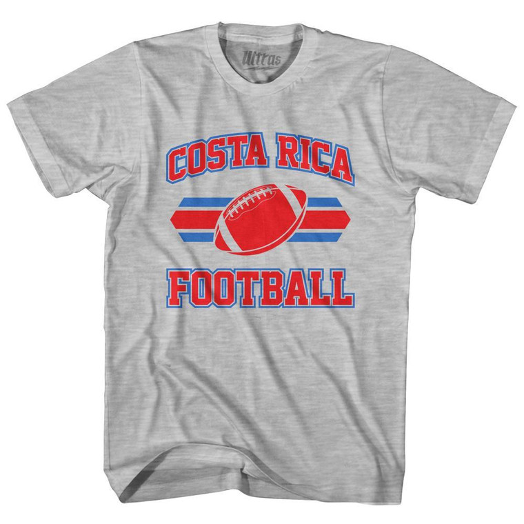 Costa Rica 90's Football Team Youth Cotton - Grey Heather