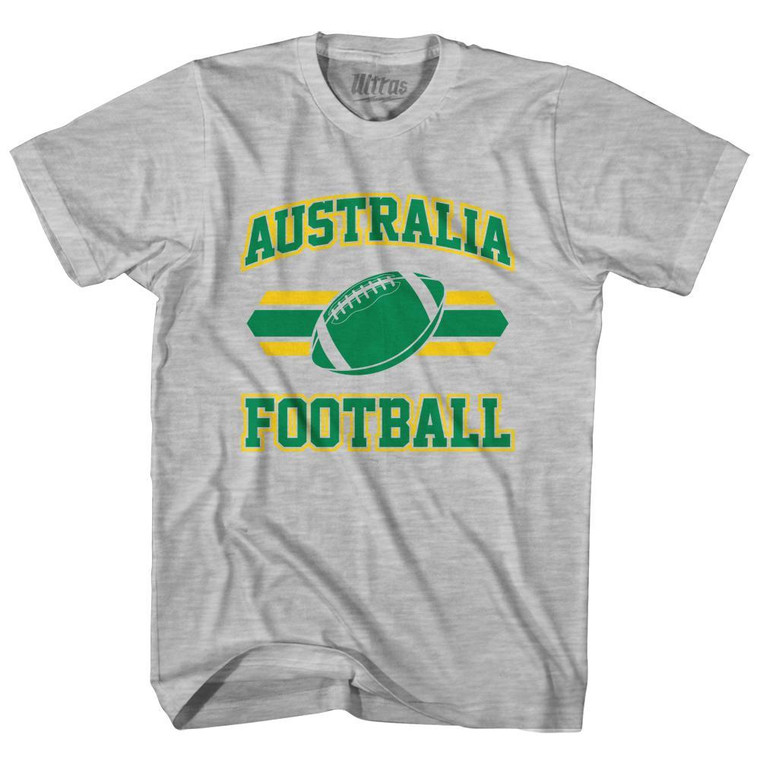Australia 90's Football Team Adult Cotton - Grey Heather