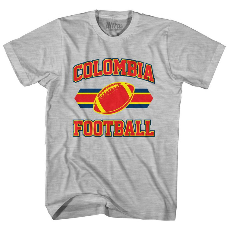 Colombia 90's Football Team Adult Cotton - Grey Heather