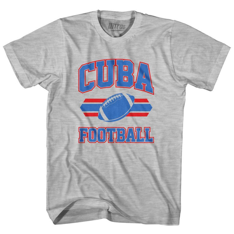 Cuba 90's Football Team Adult Cotton - Grey Heather