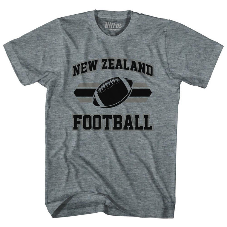 New Zealand 90's Football Team Youth Tri-Blend - Athletic Grey