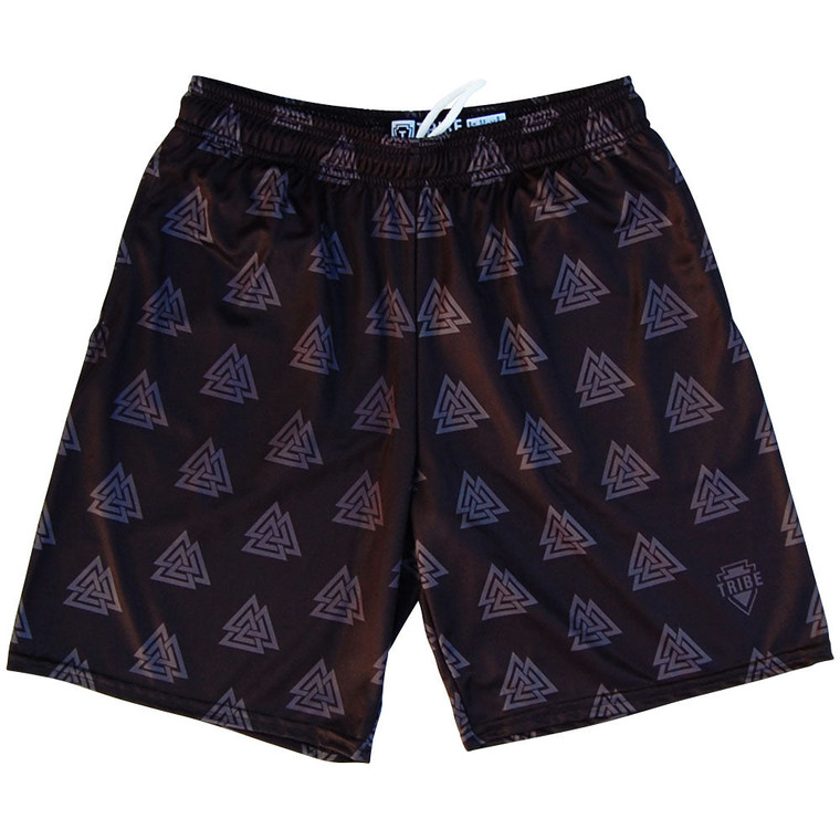 Triangle Lacrosse Shorts Made in USA - Black