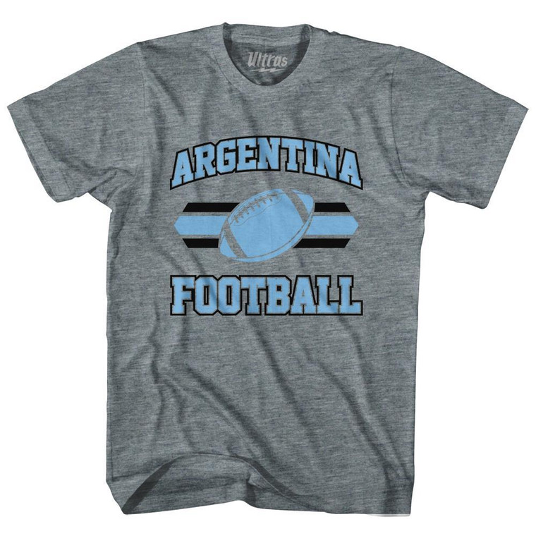 Argentina 90's Football Team Adult Tri-Blend - Athletic Grey