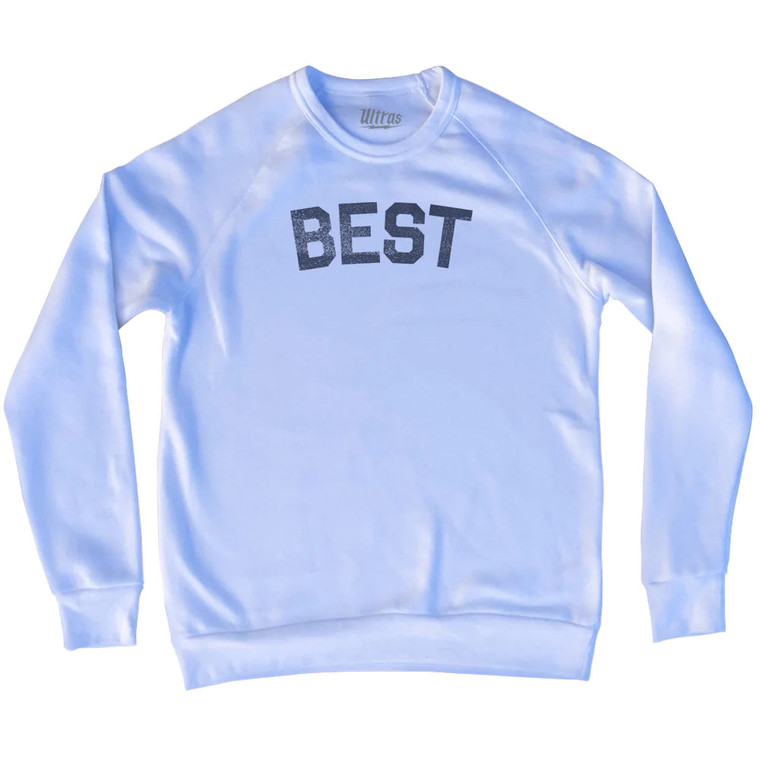 BEST Adult Tri-Blend Sweatshirt - White