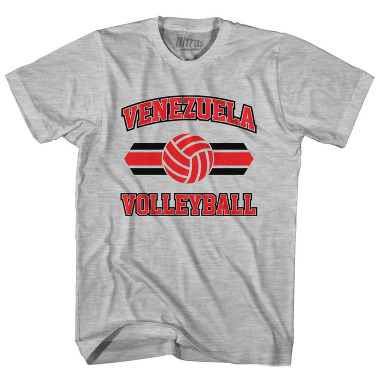 Venezuela 90's Volleyball Team Cotton Adult T-shirt - Grey Heather