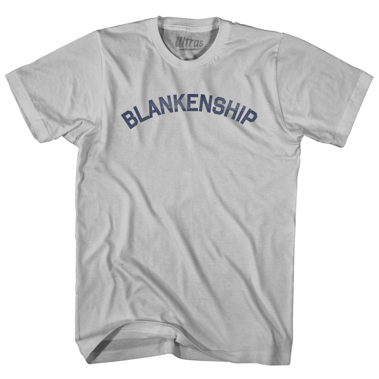 BLANKENSHIP Adult Cotton T-shirt - Cool Grey