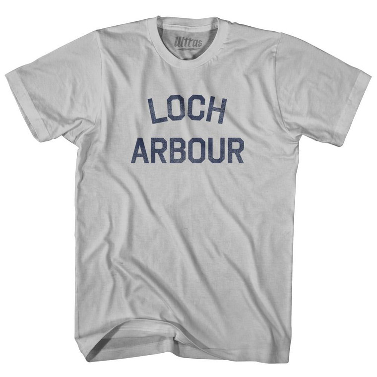 New Jersey Loch Arbour Adult Cotton Vintage T-shirt - Cool Grey