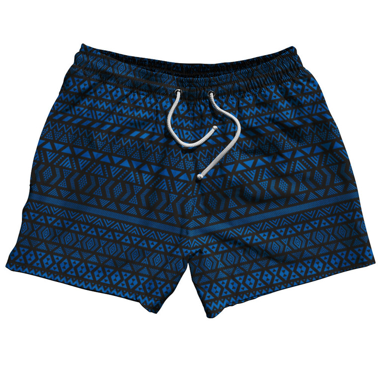 Maori Cyan 5" Swim Shorts Made in USA - Cyan