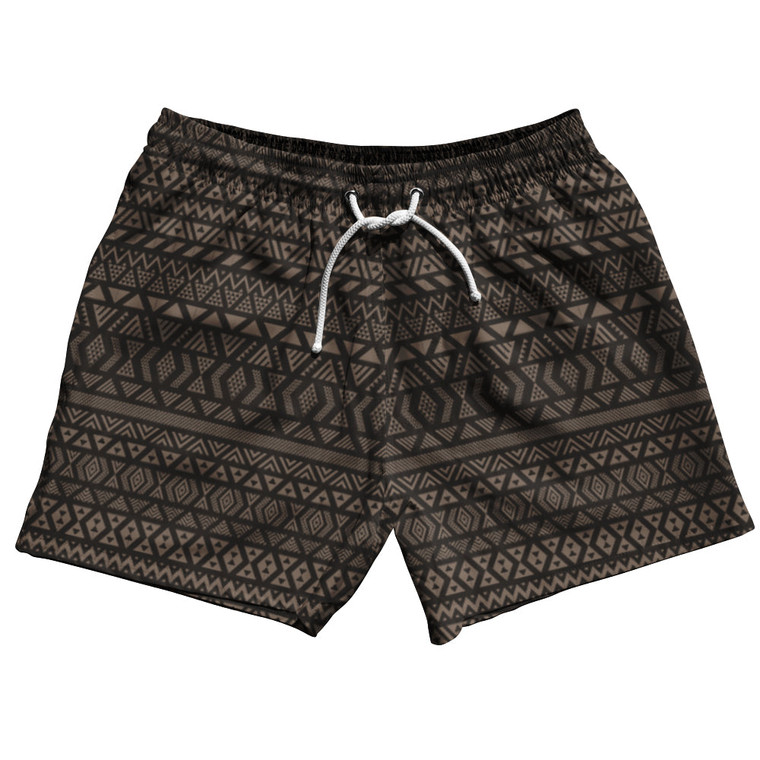 Maori Black 5" Swim Shorts Made in USA-Black