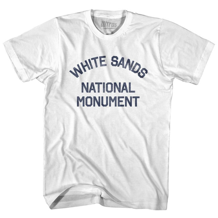 New Mexico White Sands National Monument Womens Cotton Junior Cut Vintage T-shirt - White