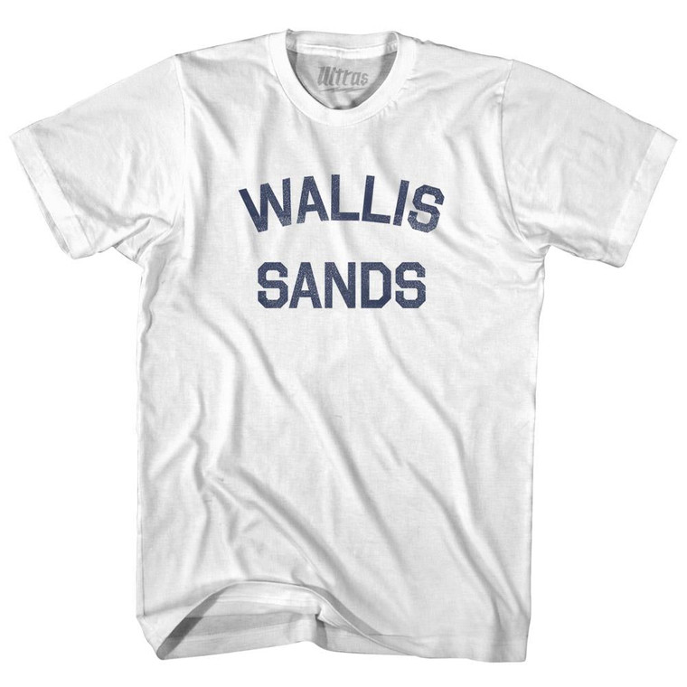 New Hampshire Wallis Womens Cotton Junior Cut Vintage T-shirt-White