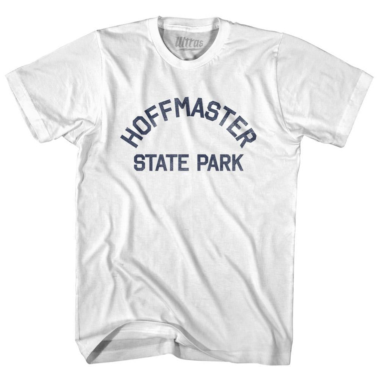 Michigan Hoffmaster State Park Womens Cotton Junior Cut Vintage T-shirt - White