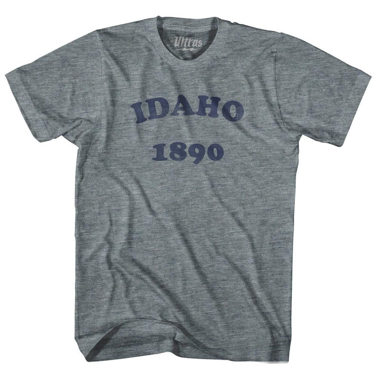 Idaho State 1890 Youth Tri-Blend Vintage T-shirt - Athletic Grey